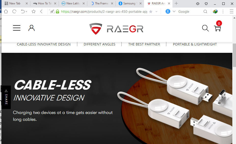 RAEGR Arc 450 portable charger review