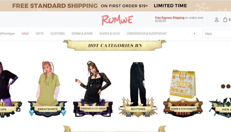 websites like romwe