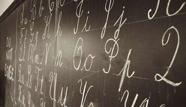 cursive alphabet