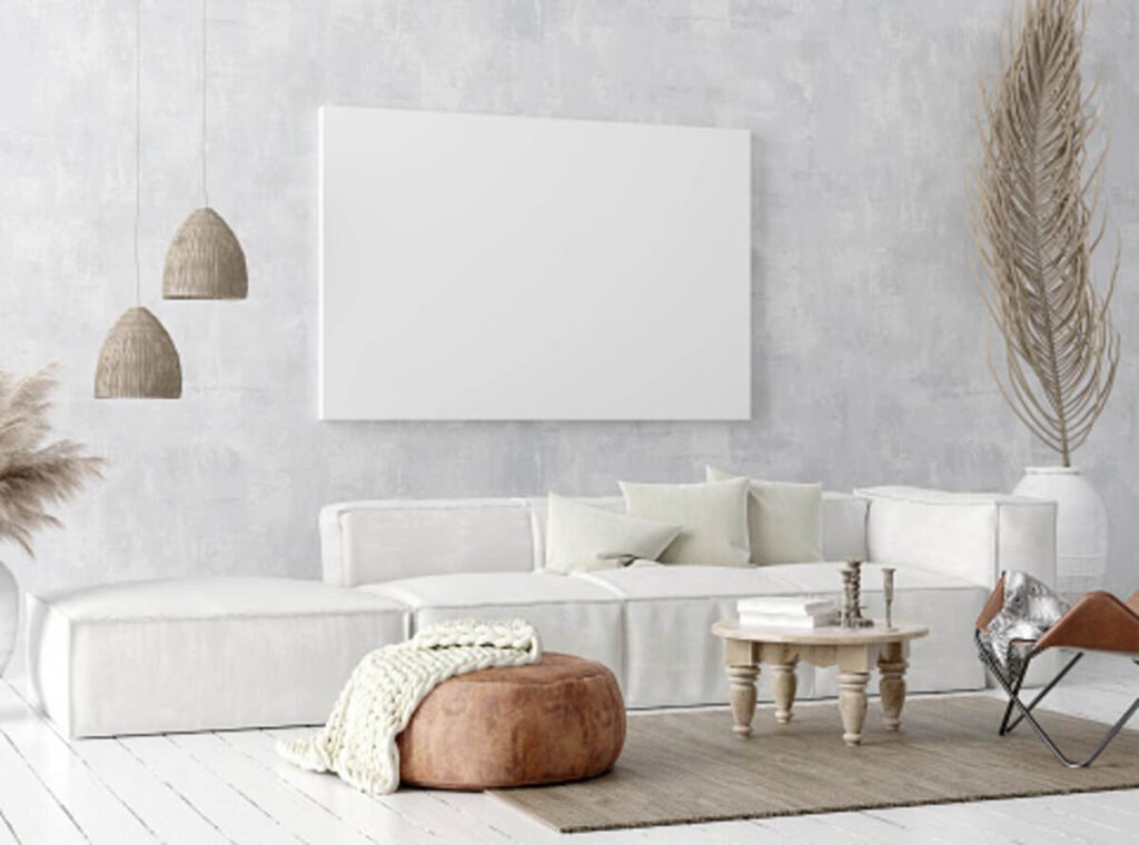 boho style living room