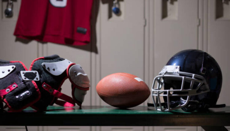 High School Football Helmets